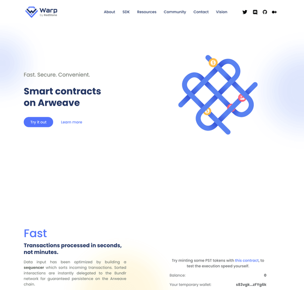 Launch Smart Contracts on Arweave